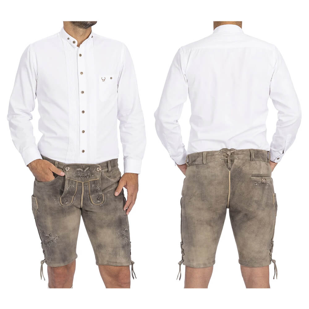 Goat Lederhosen Men Short Light